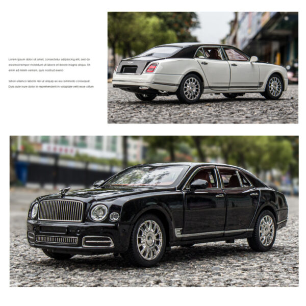 124 Bentley Mulsanne Alloy Die-Cast Model Car With Sound & Light
