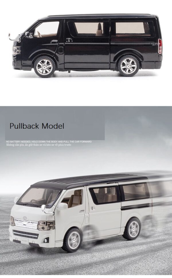 Die-Cast Model MPV Vehicle With Sound And Light